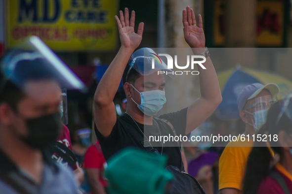 Devotees of Black Nazarene attending the Friday Mass in Quiapo, Manila, October 23, 2020 after the announcement of IATF that 30% capacity fo...