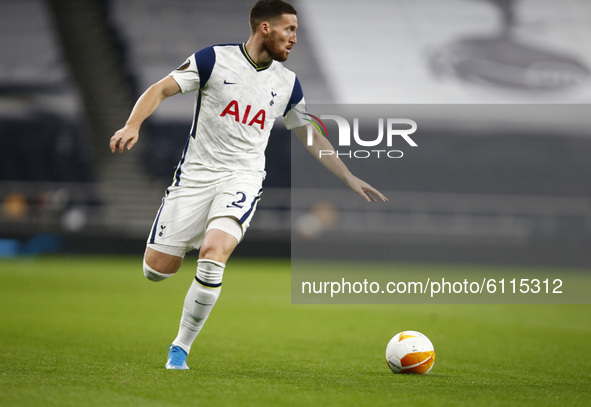 Tottenham Hotspur's Matt Doherty during Europe League Group J between Tottenham Hots Tottenham Hotspur's Matt Doherty in action pur and LASK...