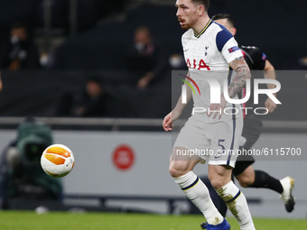 Tottenham Hotspur's Pierre-Emile Højbjerg in action during Europe League Group J between Tottenham Hotspur and LASK at Tottenham Hotspur sta...