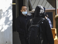 Transfer of the convicted members of neo-nazi party Golden Dawn Ilias Kasidiaris from Athens police headquarters to jail, on 23 October, 202...