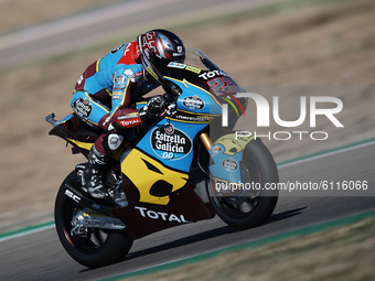 Sam Lowes (22) of Great Britain and EG 0,0 Marc VDS during the free practice for the MotoGP of Teruel at Motorland Aragon Circuit on October...