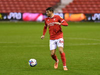 
Nicolas Ioannou of Nottingham Forest during the Sky Bet Championship match between Nottingham Forest and Derby County at the City Ground, N...