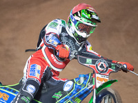 
Dan Bewley during the Peter Craven Memorial Trophy at the National Speedway Stadium, Manchester on Thursday 22nd October 2020. (