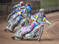 
Rory Schlein (Yellow) leads Richard Lawson (Blue) Jordan Palin (Red) and Richie Worrall (White) during the Peter Craven Memorial Trophy at...