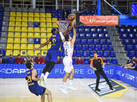 Alberto Abalde and Brandon Davies during the match between FC Barcelona and Real Madrid, corresponding to the week 5 of the Euroleague, play...