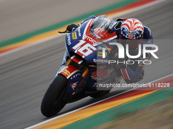 Joe Roberts (16) of USA and Tennor American Racing during the free practice for the MotoGP of Teruel at Motorland Aragon Circuit on October...