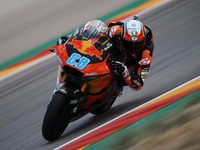 Jorge Martin (88) of Spain and Red Bull KTM Ajo during the free practice for the MotoGP of Teruel at Motorland Aragon Circuit on October 23,...