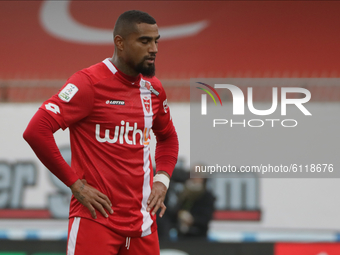Kevin-Prince Boateng during the Serie B match between Monza - Chievo Verona at Stadio Brianteo in Milan, Italy, on October 24 2020 (