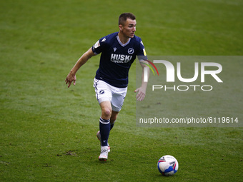  Jed Wallace of Millwall during Sky Bet Championship between Millwall and of Barnsley at The Den Stadium, London on 24th October, 2020 (
