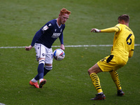  Ryan Woods of Millwall during Sky Bet Championship between Millwall and of Barnsley at The Den Stadium, London on 24th October, 2020 (