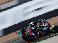 Sam Lowes (22) of Great Britain and EG 0,0 Marc VDS during the qualifying for the MotoGP of Teruel at Motorland Aragon Circuit on October 24...