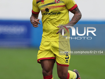 Zak Jules of Walsall during the Sky Bet League 2 match between Barrow and Walsall at the Holker Street, Barrow-in-Furness on Saturday 24th O...
