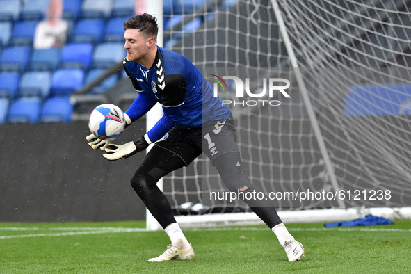 Oldham Athletic's Ian Lawlor before the Sky Bet League 2 match between Oldham Athletic and Port Vale at Boundary Park, Oldham on Saturday 24...