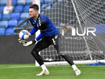 Oldham Athletic's Ian Lawlor before the Sky Bet League 2 match between Oldham Athletic and Port Vale at Boundary Park, Oldham on Saturday 24...