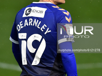Oldham Athletic's Zak Dearnley during the Sky Bet League 2 match between Oldham Athletic and Port Vale at Boundary Park, Oldham on Saturday...