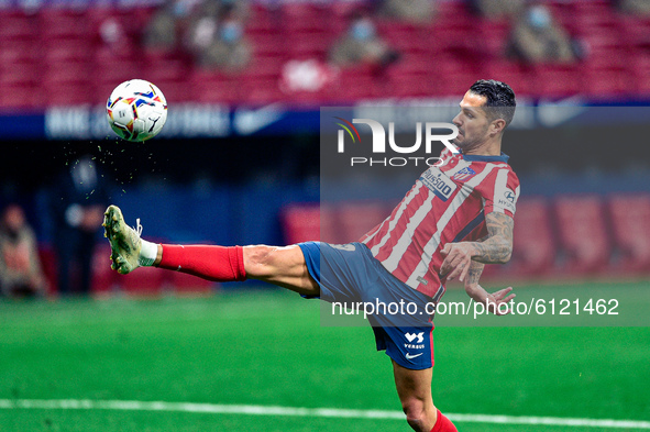 Vitolo during La Liga match between Atletico de Madrid and Real Betis at Wanda Metropolitano on October 18, 2020 in Madrid, Spain . 