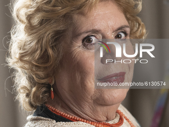 The singer Maria Jimenez poses during the portrait session in Madrid, on October 27, 2020, Spain (