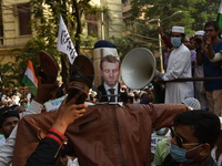 Muslims community staged protest against French President Emmanuel Macron because of alleged insult to Islam. The community leadership decla...