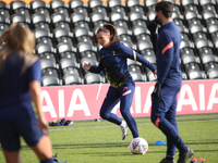 Alex Morgan (Tottenham Hotspur) looks on pictured during the 2020/21 FA Womens Super League between Tottenham Hotspur and Reading FC at The...
