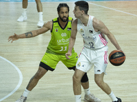 Carlos Alocn  of Real Madrid during the ACB Endesa League basketball game that pitted Real Madrid against Urbas Fuenlabrada at the WiZink Ce...