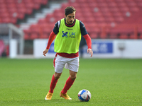 
Yuri Ribeiro of Nottingham Forest warms up ahead of kick-off during the Sky Bet Championship match between Nottingham Forest and Wycombe Wa...