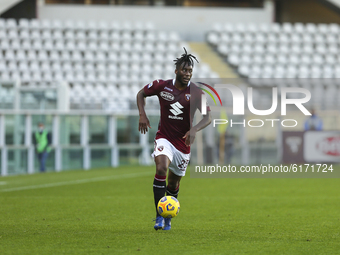 Soualiho Meit of Torino FC during the Serie A football match between Torino FC and Crotone FC at Olympic Grande Torino Stadium on November 0...