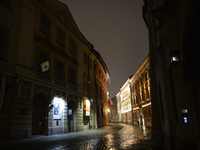 The view of Krakow's Kanoniczna Street right after the TVN 24 program entitled 'Don Stanislao. The second face of Cardinal Dziwisz' by Marci...