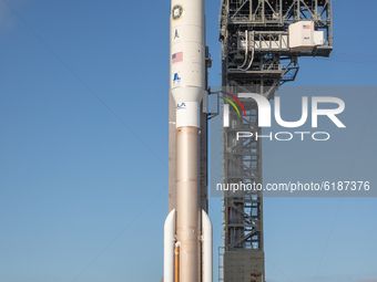 Nov 13, 2020 - A ULA AtlasV rocket stands ready at Cape Canaveral Air Force Station's Launch Pad 41 before its NROL-101 Mission later today....