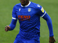 Colchester Uniteds Jevani Brown during League Two between Colchester United and Leyton Orient at Colchester Community Stadium , Colchester,...