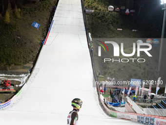 Peter Prevc (SLO) during the FIS ski jumping World Cup, Wisla, Poland, on November 20, 2020. (