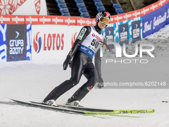 Robert Johansson (NOR) during the FIS ski jumping World Cup, Wisla, Poland, on November 20, 2020. (