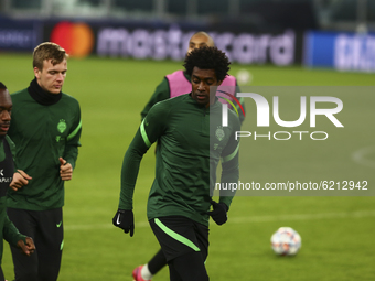 Isael da Silva Barbosa of Ferencvaros TC during the training on the eve of the UEFA Champions League football match (Group G) between Juvent...