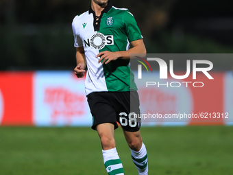Daniel Braganca of Sporting CP during the 3rd round of Portuguese Cup match between SG Sacavenense and Sporting CP at Estadio Nacional on No...