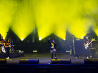 The Portuguese artist Plutonio in a concert on November 26, 2020, Porto, Portugal. (