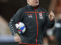 Kevin Blackwell of Middlesbrough during the Sky Bet Championship match between Middlesbrough and Derby County at the Riverside Stadium, Midd...
