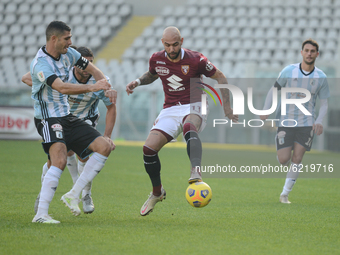  Simone Zaza of Torino FC during the Coppa Italia football match between Torino FC and Virtus Entella at Stadio Olimpico Grande Torino on No...
