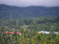 The residential atmosphere of Lembantongoa village residents in the middle of a forest, Palolo District, Sigi Regency, Sunday, November 29,...
