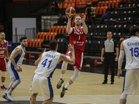 01 Jaroslaw Zyskowski of Poland during the FIBA EuroBasket 2022 Qualifiers match of group A between Israel and Poland at Pabellon Municipal...