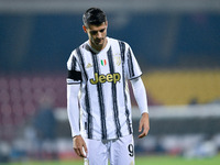 Alvaro Morata of Juventus FC during looks dejected  the Serie A match between Benevento Calcio and Juventus FC at Stadio Ciro Vigorito, Bene...