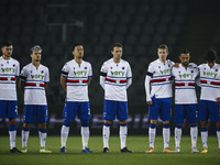Sampdoria players stand in memory of Diego Armando Maradona 1960-2020 during the Serie A football match n.9 TORINO - SAMPDORIA on November 3...