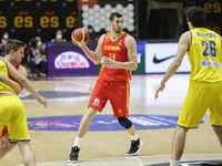 13 Ruben Guerrero Pino of Spain during the FIBA EuroBasket 2022 Qualifiers match of group A between Spain and Romania at Pabellon Municipal...