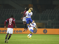 Soualiho Meit of Torino FC and Morten Thorsby of UC Sampdoria during the Serie A football match between Torino FC and UC Sampdoria at Olympi...