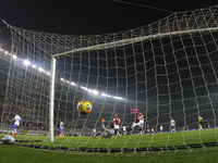 Andrea Belotti of Torino FC scores a goal (seen from the remote camera) during the Serie A football match between Torino FC and UC Sampdoria...