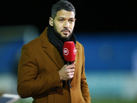 BT SPORT Pundits Dan Hardy during  FA Cup Second Round between Canvey Island and Boredom Wood at Park Lane Stadium , Canvey, UK on 30th Nove...