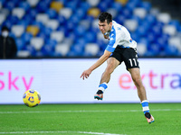 Hirving Lozano of SSC Napoli during the Serie A match between SSC Napoli and AS Roma at Stadio San Paolo, Naples, Italy on 29 November 2020....
