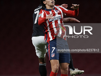 Joao Felix of Atletico Madrid in action during the UEFA Champions League Group A stage match between Atletico Madrid and FC Bayern Muenchen...