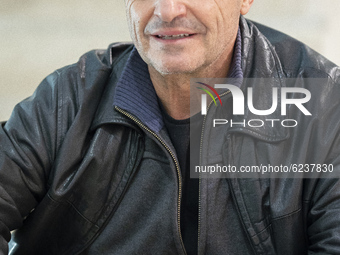The actor Pepe Viyuela poses during the portrait session in Madrid, Spain, on December 1, 2020. (