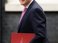 Secretary of State for Digital, Culture, Media and Sport Oliver Dowden, Conservative Party MP for Hertsmere, arrives on Downing Street in Lo...
