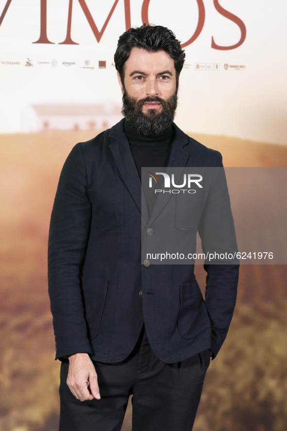 Actor Javier Rey attends `El Verano Que Vivimos' photocall at the Four Seasons Hotel on December 03, 2020 in Madrid, Spain.  