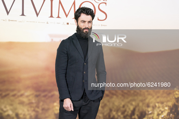 Actor Javier Rey attends `El Verano Que Vivimos' photocallon at the Four Seasons Hotel on December 03, 2020 in Madrid, Spain.  